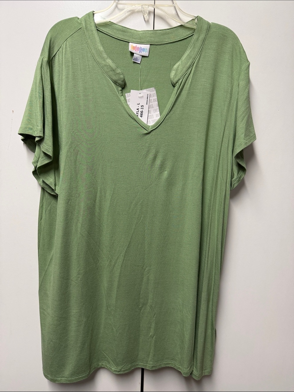 Lularoe Layla Mandarin Split Collar Top